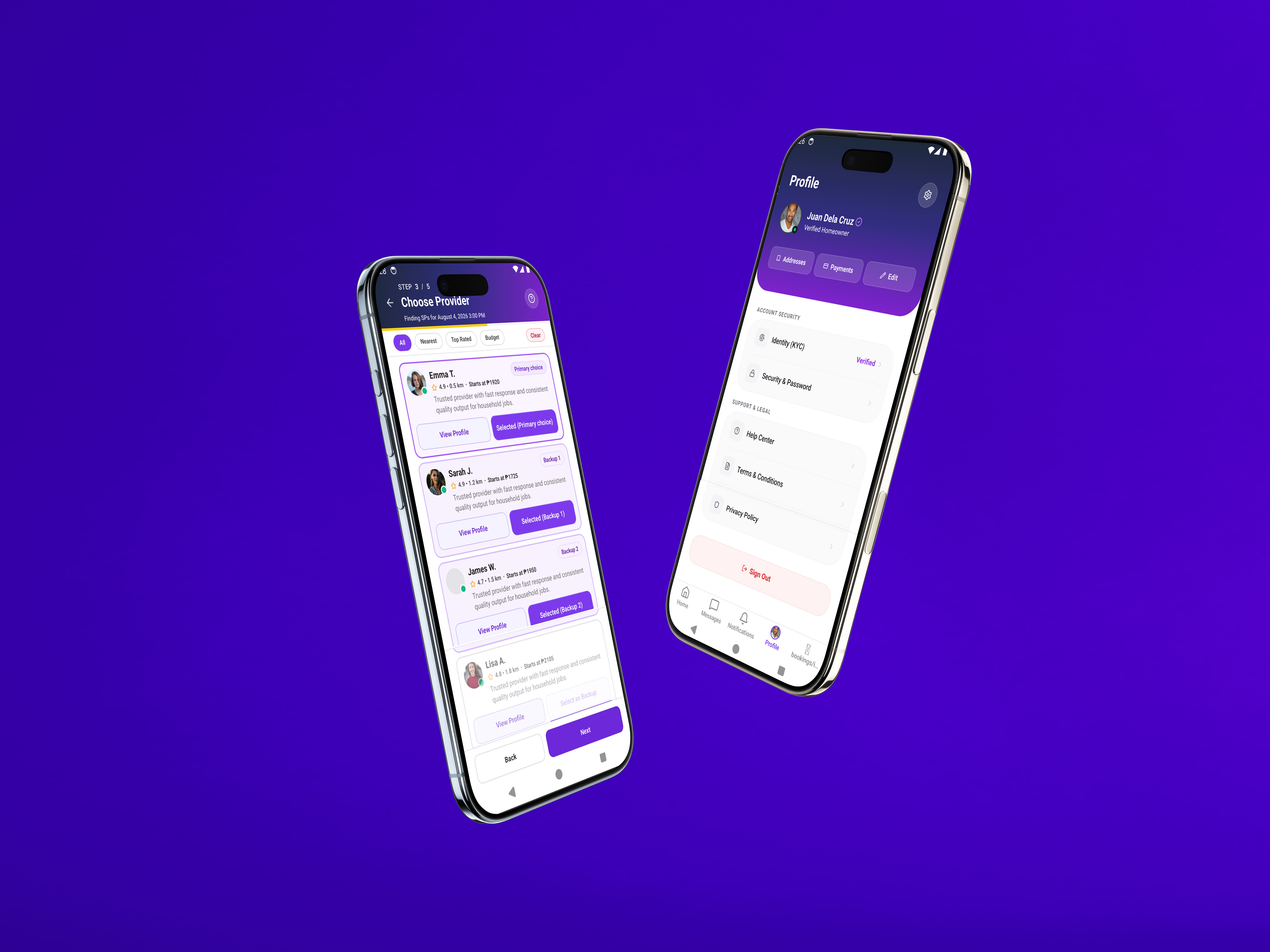 Mobile app preview 1